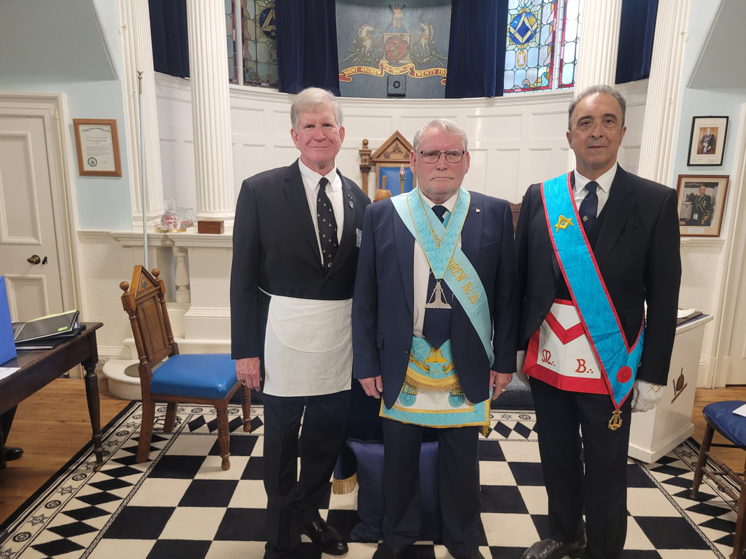 bro. alan lockhart pm with our guests bro. carlos santos and bro. edwin pearson on 6th september 2024