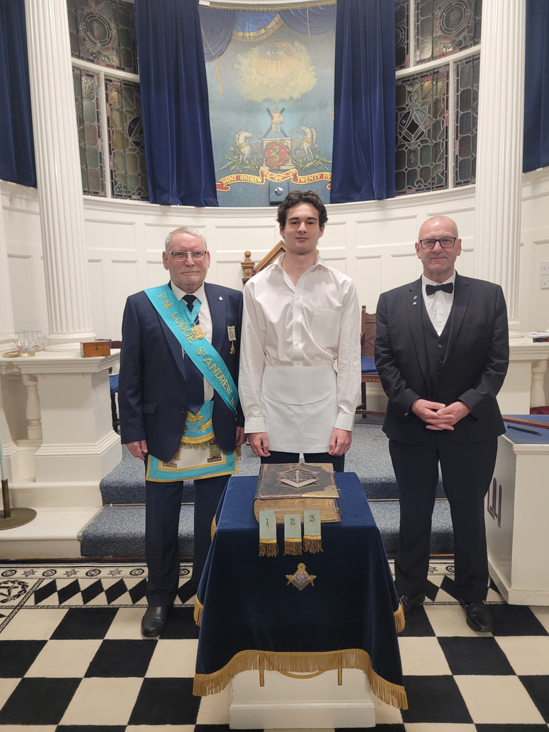 bro blane mcquillan with his proposer wsw bro euan cameron and his seconder bro alan lockhart pm