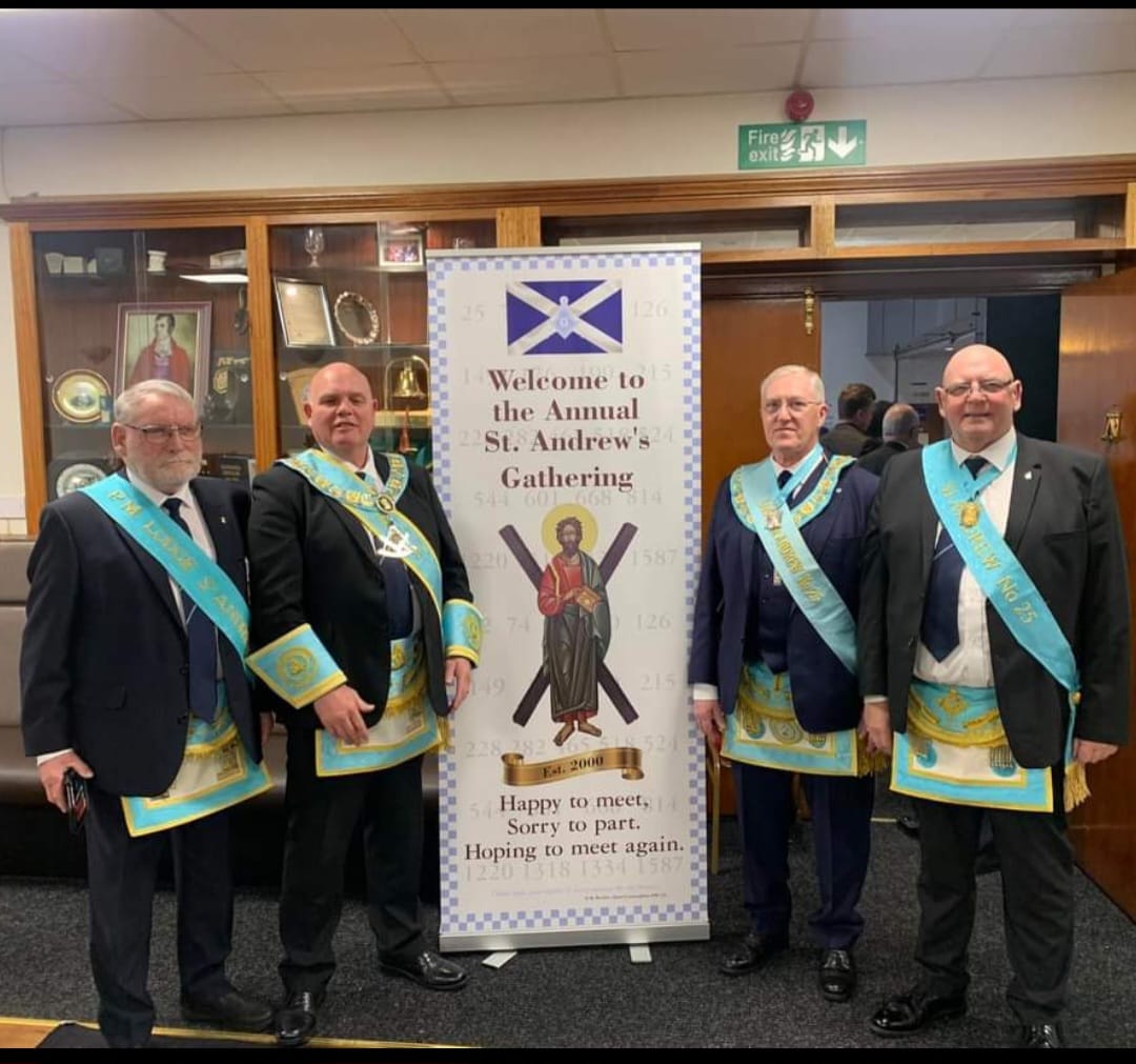 we attended the annual st andrews gathering, hosted by lodge hilton st andrew no.1220 on 20th april 2024