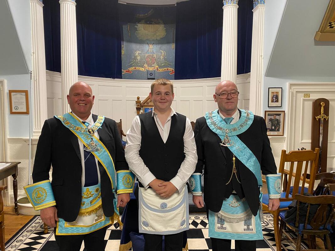 BROTHER tyler graham was raised to the high and sublime degree of master mason in lodge st andrew no.25 on behalf of lodge st andrew at crail no.83