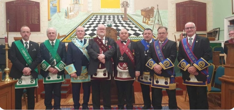 st. Regulus lodge no.77 held a wardens degree on 20th of may 2024. our own wjw bro. doug ross took part.